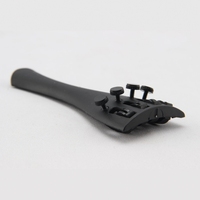 4/4-1/10 Model Carbon Fiber Violin String Plate with Tail Rope Includes Four Fine-Tuning Pull Plates