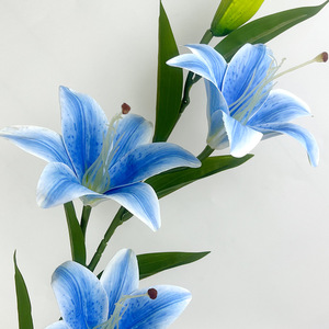 Flor de Lirio Artificial de Seda de 100 cm, Flores Artificiales para Decoración de Bodas y Hogar, Reutilizables, Alta Simulación - Product Image 4