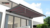 Auvent de toit de jardin en aluminium Hooeasy BSCI pour barbecue extérieur