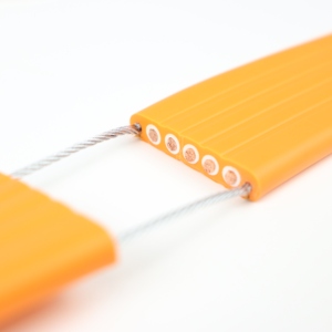 YFFBG kabel datar khusus 450/750V, untuk mengemudi industri ditingkatkan 5*6 + 2G isolasi karet teruntai - Product Image 2