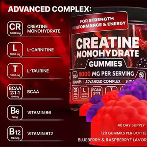 <span class=keywords><strong>Vigo</strong></span> personalizado 5000mg creatina monohidrato gomitas nutrición deportiva entrenamiento gomitas creatina con sabor a taurina para <span class=keywords><strong>mujeres</strong></span> y hombres - Product Image 2