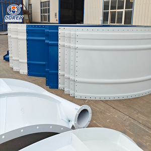 Silo de stockage de ciment en acier au carbone haute capacité, réservoir de poudre à fonctionnement stable pour équipement de malaxage de béton sur chantier - Product Image 6