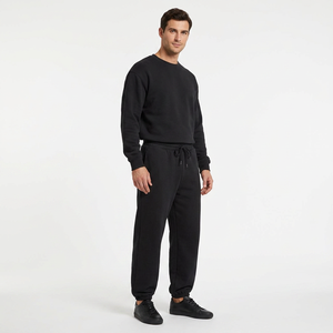 Pantalon de survêtement slim en coton pour homme, avec boutons-pression, haute qualité, décontracté, marque privée - Product Image 1
