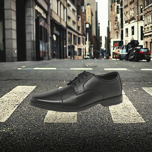Men Casual Walking <b>Shoes</b> Genuine Leather Lace Up Round Toe Lightweight Comfort <b>Sneakers</b> for Daily Wear - Product Image 2