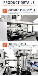 Caliente barato <span class=keywords><strong>Dolce</strong></span> <span class=keywords><strong>Gusto</strong></span> cápsulas de café en polvo KCUP NESPRESSO llenado sellado que hace la máquina producción línea de embalaje café - Product Image 6