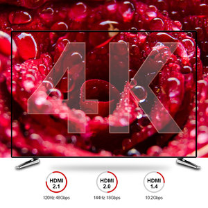 Cable HDMI 2.0 de Alta Velocidad Compatible con 3D 4K 60Hz HD HDR para TV, Computadora, Proyector, Monitor, HDTV, Altavoz, Reproductor de DVD - Product Image 3