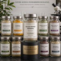Natuurlijk Zwarte Peper Kruidenextract Poeder Voedingskwaliteit 95% 98% Piperine HPLC Gecertificeerd Oplosmiddelextractie