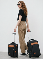 Sac à dos convertible 2 en 1 à roulettes pour voyage et loisirs, avec port de charge USB, imperméable, fermeture éclair et poignée télescopique