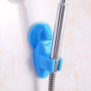 Suction Cup <b>Shower</b> <b>Head</b> <b>Holder</b> Round PP Minimalist Design For Bathroom Use - Product Image 3