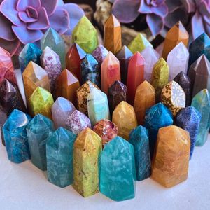 Bán Buôn Số Lượng Lớn Đá Quý Tự Nhiên Pha Lê Đá Chữa Bệnh Thạch Anh Tím Rose <span class=keywords><strong>Quartz</strong></span> Crystal Wand Điểm Trong Số Lượng Lớn Thạch Anh Rõ Ràng - Product Image 4