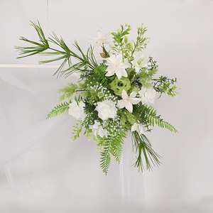 Decoración de Pared para Bodas, Eventos, Cine y Televisión, Arreglo In Situ con Flores Artificiales para Bodas, Venta al Por Mayor - Product Image 4