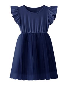 Mädchen Röcke Princess Style Sommerkleid für Mädchen Lässiges ärmelloses Kleid für Mädchen Hochzeits feier Vestido De Noite - Product Image 4