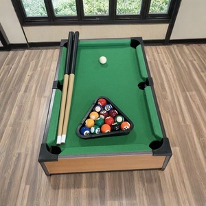 Interactive Indoor Toy for Kids 8-12 Years <b>Old</b> <b>Mini</b> Home Family Educational Billiard Table 9' Pool Wood Leg Xiaochuang KW-990928 - Product Image 2