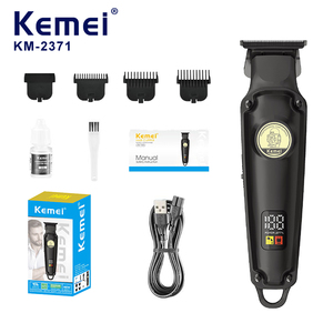 Kemei Km-2371 Cortadora <span class=keywords><strong>de</strong></span> <span class=keywords><strong>Pelo</strong></span> <span class=keywords><strong>Profesional</strong></span> Inalámbrica <span class=keywords><strong>de</strong></span> 1200mAh, Recortadora Eléctrica con Pantalla LCD USB, Máquina para <span class=keywords><strong>Cortar</strong></span> <span class=keywords><strong>Barba</strong></span> OEM - Product Image 1