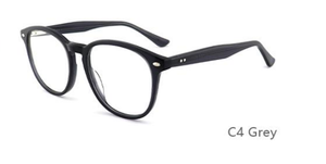 Montura de Gafas Redonda de Acetato, Montura Completa para Lentes Ópticas, Duradera y Ligera, para Hombre y Mujer - Product Image 4