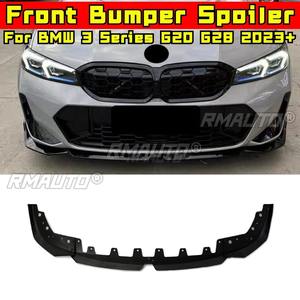 Difusor de Parachoques Delantero para Auto, Spoiler Negro Brillante, Pieza de Modificación para BMW Serie 3 G20 G28 Finales de 2023+, Accesorios para Auto - Product Image 2