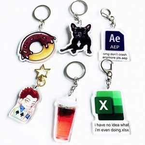 Make Your Own Design Custom Printed Acrylic <b>Keychains</b> - Product Image 1