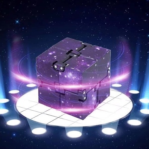 Hot Selling 2026 Children Education Toys Adult <b>Infinity</b> Folding <b>Cube</b> Stress Relief Fidget Toy - Product Image 5