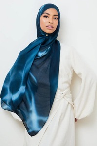 Écharpe pour femme musulmane Écharpe arabe Kashka Hijab Dubaï Écharpe en satin Hijab modal Châles - Product Image 2