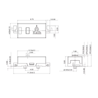 Micro-interrupteur à action rapide Kailh SMD Blue Dot, bouton poussoir pour clavier MX M905 G903 G900 G603 G502 GPW, touches latérales Miyoo Mini