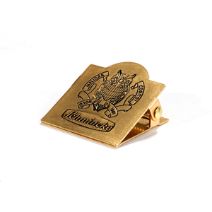 Латунный зажим на заказ, размер 44 мм * 40 мм, Винтажный зажим для книги, зажим для обучения, для офиса и дома - Product Image 1