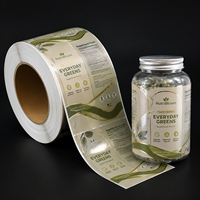 Étiquettes personnalisées pour bouteilles en plastique, autocollants adhésifs, logo, vinyle imperméable en PVC, emballage de flacons de médicaments, impression dorée