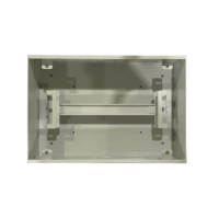 Boîtier de distribution modulaire en métal MCCB, indice de protection IP55, certifié CE, revêtement poudré, boîtier pour instruments électroniques YQBOX MEIK454510