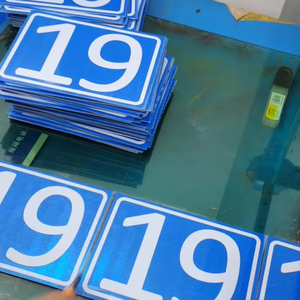 Señales de matrícula de Casa reflectantes personalizadas del fabricante - Product Image 2