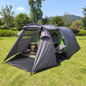 Nuova Tenda Tunnel Estiva per Esterni, Ampio Spazio, Multifunzionale, Doppio Strato, Impermeabile, per Campeggio Multi-Persona - Product Image 5