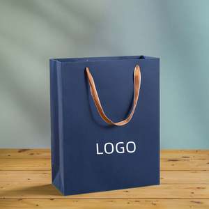 Sac d'emballage pour bijoux en papier kraft de luxe avec logo personnalisé, impression offset de qualité supérieure pour une présentation élégante de cadeaux - Product Image 6