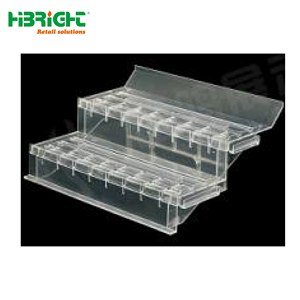 ขาตั้งจอแสดงผลอะคริลิคสองด้านใสแบบหนาทนทานตู้แช่แข็งแบบแนวตั้งทำจากโลหะ - Product Image 1