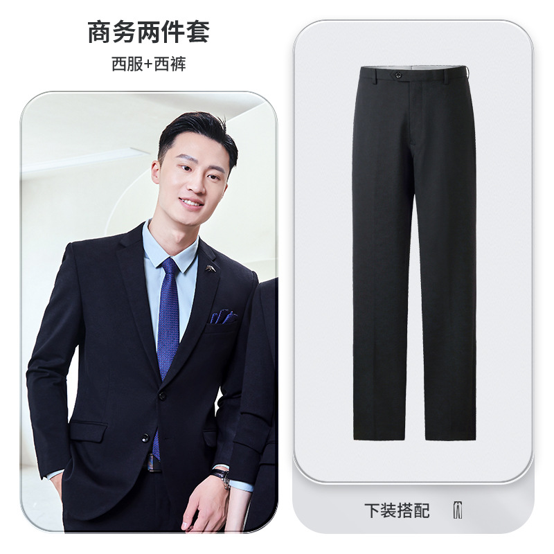6218 navy blue men's suit + men's pants