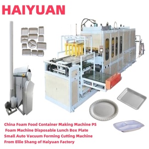Haiyuan <span class=keywords><strong>PS</strong></span> bọt Máy bọt thực phẩm container Máy làm xốp nhanh ăn trưa Hộp Tấm Nhà sản xuất - Product Image 2