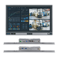 Panel PC Táctil Industrial de 15'' J1900, Pantalla Capacitiva Todo en Uno, IP65 Totalmente Sellado, 2xLAN, 5xCOM, Computadora Sin Ventilador para Kiosco POS