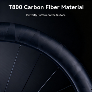 Juego de Ruedas de Bicicleta de Carretera con Freno de Disco y Buje de Trinquete de Fibra de Carbono de 55 mm, Recomendado para Ciclistas Profesionales - Product Image 3