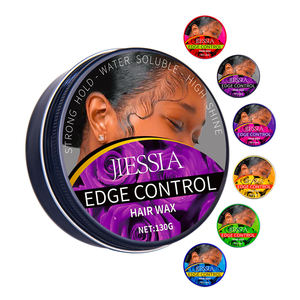 Pomade Cire Bio Fixation Forte Non-Écaillante Crème Coiffante pour Cheveux Crépus et Bouclés Personnalisable - Product Image 1