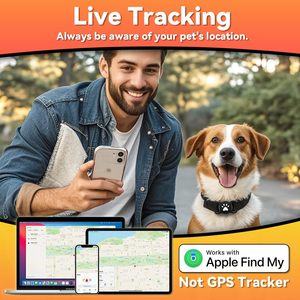Mini Rastreador GPS de Plástico Impermeable IP67, Más de 20 Horas de Duración de la Batería, Alarma SOS, Rastreo en Tiempo Real para Perros y Gatos, Localizador Inteligente para Mascotas - Product Image 2