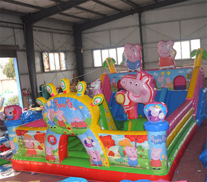 Castillo Inflable <span class=keywords><strong>Pepa</strong></span> Pig, Personalizable, Ecológico, de PVC de 0.55mm de Grosor, Capacidad de 500KG, Tamaño Personalizable, Gran Venta - Product Image 3