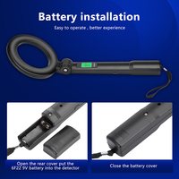 DM3004A détecteur de métaux portable à LED professionnel Pinpointer alarme Scanner vérificateur de sécurité outil de recherche d'or pour le plastique
