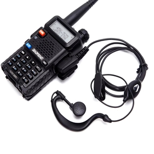 Auricular Original para Walkie Talkie <span class=keywords><strong>UV</strong></span>-5R/888S/<span class=keywords><strong>5RA</strong></span> con Micrófono PTT VHF/UHF con Alcance de hasta 3KM - Product Image 1