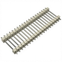 RealRun 단일 행 180도 직선 장착 1-40핀 헤더 커넥터 3.96mm 피치 금도금 검정색 7A 와이어 하우징