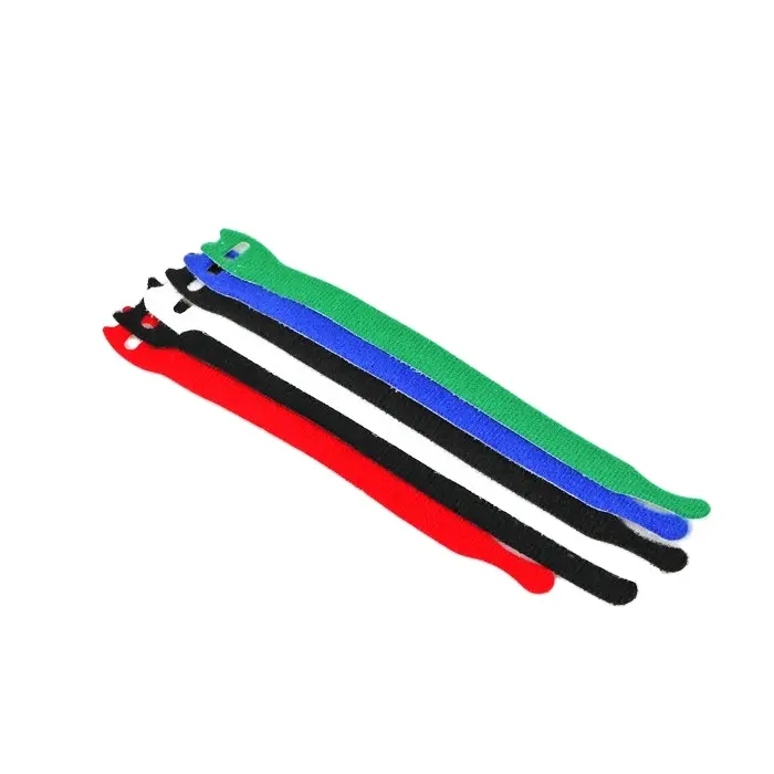Reusable binding wire cable ties nylon strap good quality Hook and Loop Back to Back Cable Tie Buckle Strap