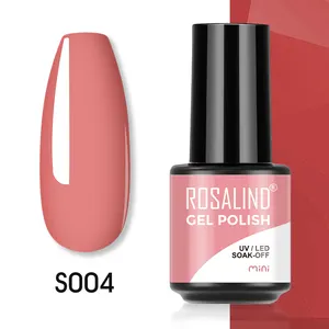 Rosalind OEM benutzer definierte Logo Private Label Nägel Kunst Farben Gel Lack Nagellack UV/LED Lampe Gel politur für den Großhandel einweichen