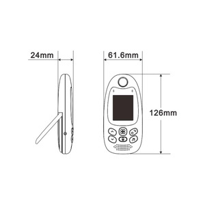 Babysorer IR visione notturna bidirezionale Audio VOX Baby Camera Monitor Video aggiornato VB610 Baby Monitor - Product Image 6