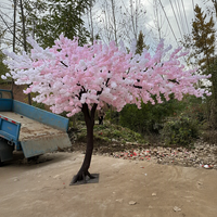 Nouvel Arbre de Cerisier Artificiel Haut de Gamme Bagang, 2,4 m, Réaliste, Écologique, Grand Modèle d'Intérieur Rose pour Maison, École, Fête, Pâques