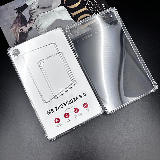 Factory Supply for Lenovo M8 2024 2023 8 Inch TPU Shockproof Design Transparent Clear Tablet Protective Case
