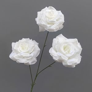Decoración de Fondo para Boda con 3 Rosas Artificiales de Diamante, para Ceremonia y Recepción, 66 cm, Decoración en Oferta, Rosas de Seda - Product Image 1