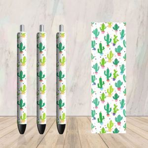 4.8 X 1.5 Inch Factoroy Wholesale Supplier Custom Printing Fashion Logo UV DTF Pen <b>Wraps</b> Transfer Stickers - Product Image 1