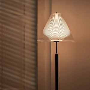 Lampadaire minimaliste à LED, lumière chaude, commande tactile, garantie de 3 ans, pour salon, chambre à coucher, bureau, design nordique - Product Image 2