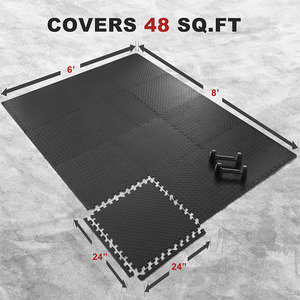 Revêtement de sol sportif pour la maison Tapis d'exercice d'entraînement pour piscines et <span class=keywords><strong>sous</strong></span>-tapis de sport - Product Image 5